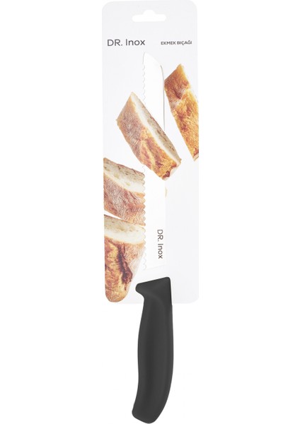 Dr. Inox Ekmek Bıçağı 32 cm Siyah