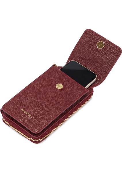 Bordo Hakiki Deri Kadın Omuz Çantası - S25Y1BC80438-M71 modelleri