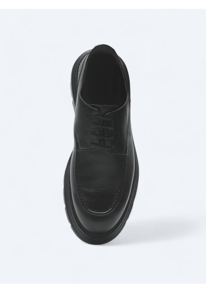 Siyah Deri Smart Casual Ayakkabı modelleri
