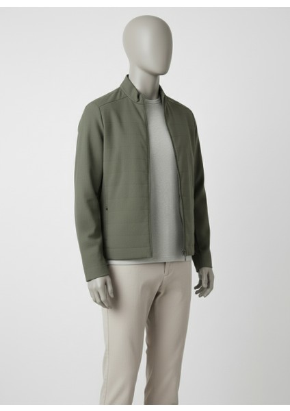 Erkek Dik Yaka Ince Yazlık Mont modelleri