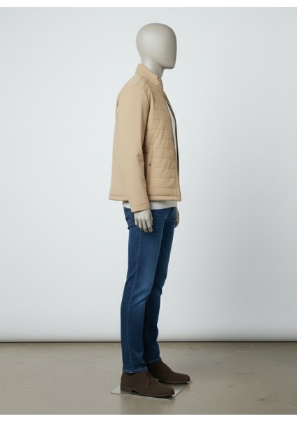 Erkek Dik Yaka Ince Yazlık Mont modelleri