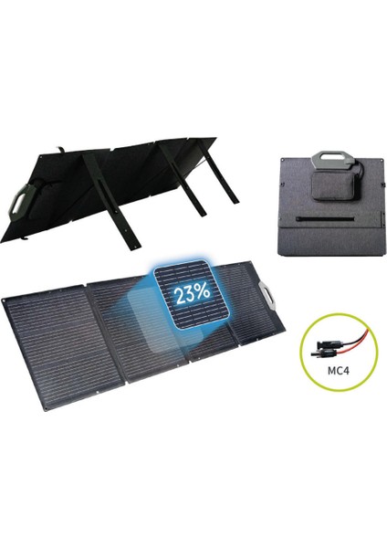 SP400 Taşınabilir Güneş Paneli 400W - IP67 Su Geçirmez - 3 Açılı Ayar - Katlanabilen Güneş Enerjili Şarj Cihazı indirimleri