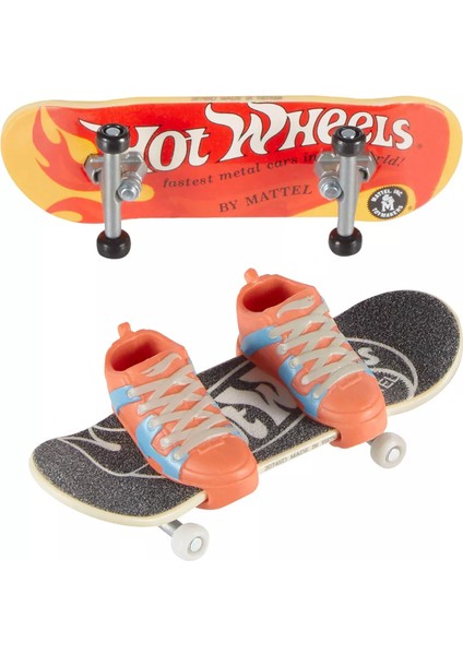 Skate Retro Temalı Ikili Parmak Kaykay ve Ayakkabı - Model 2 fiyatları