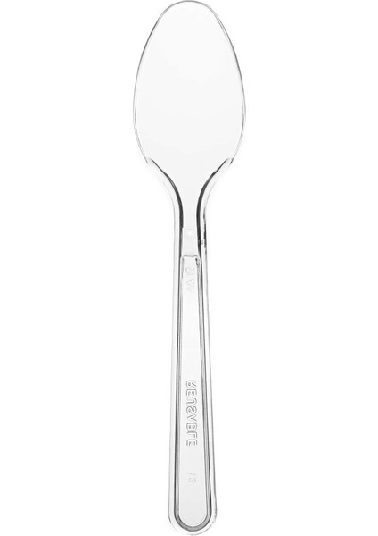Ps Plastik Lux Şeffaf Tatlı Kaşığı (2,5gr) 100 Adet