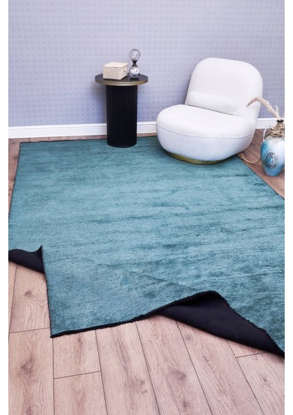 Hare Plus 8918 Yeşil - Pamuk Şönil Dokuma Halı | Modern Salon Halısı modelleri