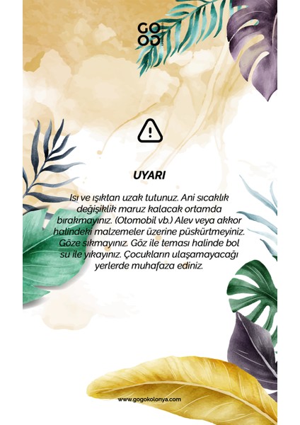 Gogo Tropikal Kolonya 150ML