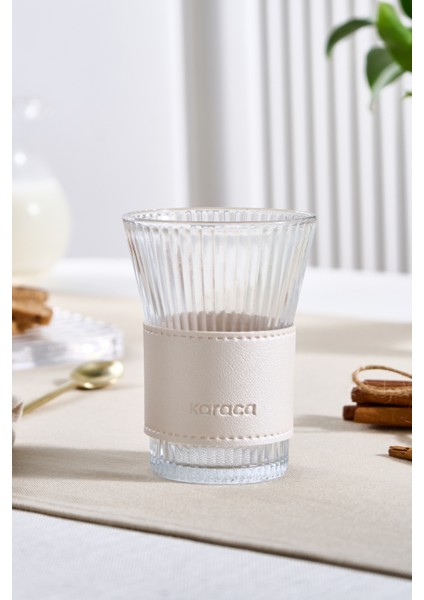Leather Cool Touch Latte Bardağı 210 ml Sedef
