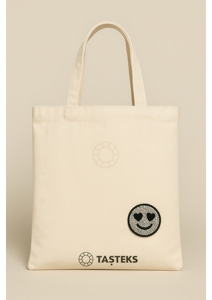 Taşlı Ütülenebilen Veya Sticker Olarak Kullanılabilen Kalpli Smiley Emoji Modeli indirimleri