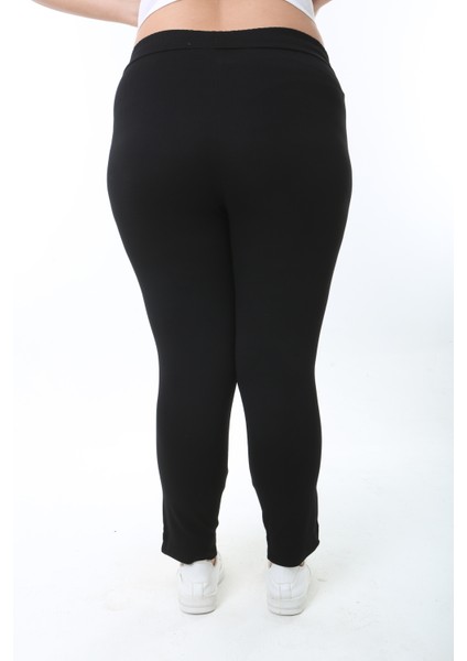 Kadın Yan Şeritli Büyük Beden Pantolon fırsatları