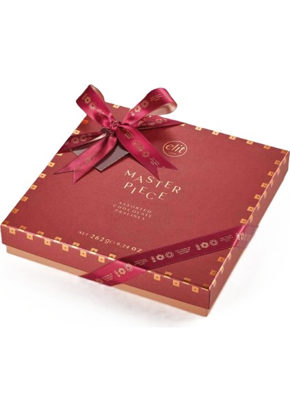 Masterpiece 100.YIL Kurdeleli Spesiyal Bordo Kutu 262G Glutensiz fırsatları