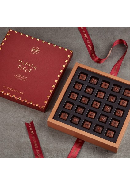 Masterpiece 100.YIL Kurdeleli Spesiyal Bordo Kutu 262G Glutensiz indirimleri