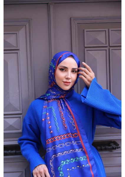 Viktoria Soft Şal Saks