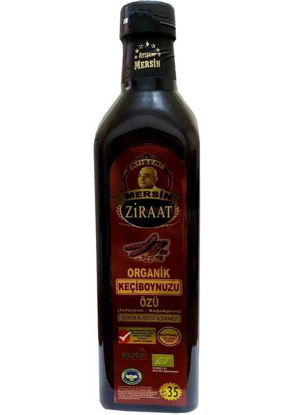 Keçiboynuzu Özü Harnup Özü Organik Cam Şişe 700 gr