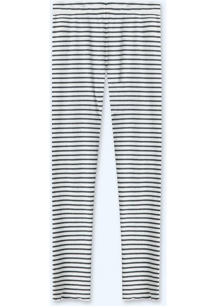 Kız Çocuk Fitilli Taytlı Takım Çizgili Renk indirimleri