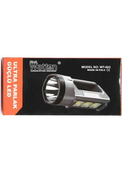 Güçlü Şarjlı Fener Masa Lambası WT-603