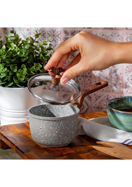 Mini Sos Tenceresi 10 cm Granit Kaplama Döküm modelleri