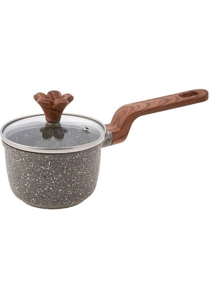 Mini Sos Tenceresi 10 cm Granit Kaplama Döküm