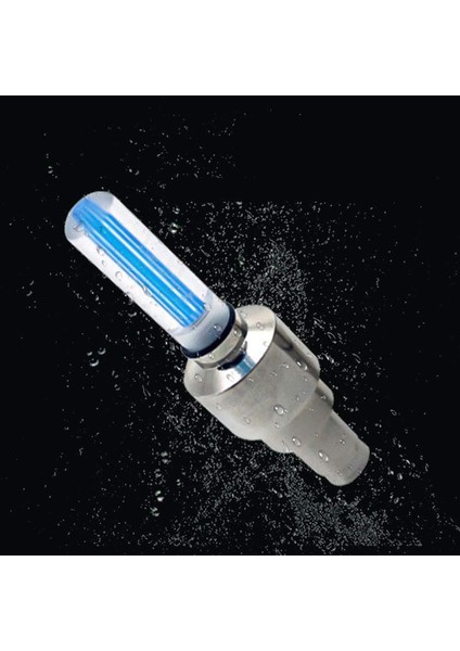 2 Adet Hareket Sensörlü Işıklı Sibop Kapağı Bisiklet Motorsiklet Otomobil Tekerleklerine Uygun