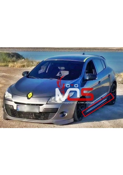 Renault Megane 3 R Marşpiyel Sağ Sol Takım Fiberglass Boyasız