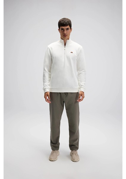 Pamuklu Regular Fit Yarım Fermuarlı Dik Yaka Sweat Erkek Sweat EM580 modelleri