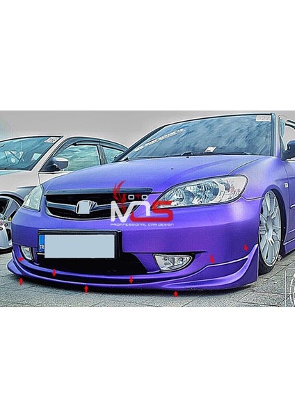 Honda Civic Vtec2 S2000 Makyajlı Kasa Ön Tampon Eki Fiberglass Boyasız