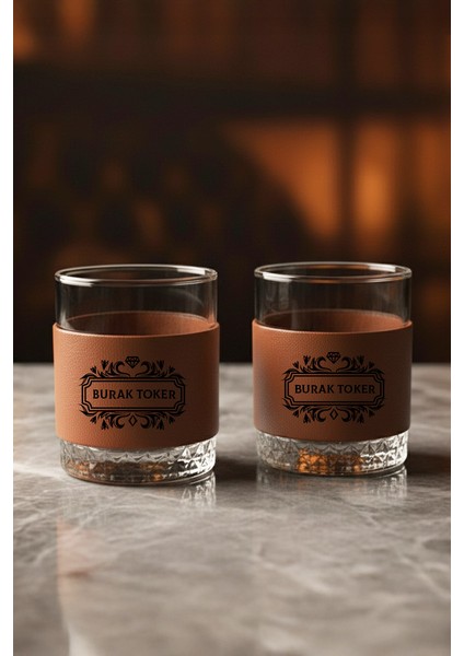 Deri Kaplı Viski Takımı – Kristal Çerezlik ve Çikolatalı – Detroit Malt modelleri