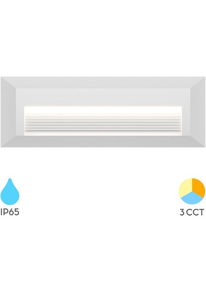 BG38-01980 Vekta 3cct(Ayarlanabilir 3 Renk) Beyaz 3W Duvar Armatür