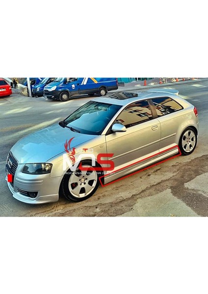 Audi A3 Gtx Marşpiyel Sağ Sol Takım Fiberglass Boyasız