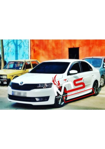 Skoda Rapid Aero Marşpiyel Sağ Sol Takım Fiberglass Boyasız