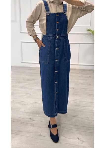 Etekli Spet Enzim Süper Taş Yıkama Koyu Mavi D2521