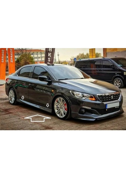 Citroen C-Elysee Gtm Marşpiyel Sağ Sol Takım Fiberglass Boyasız