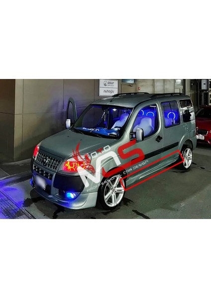 Fiat Doblo D1 - D2 Gtx Marşpiyel Sağ Sol Takım Fiberglass Boyasız