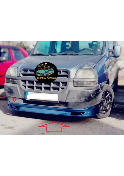 Fiat Doblo 1 Ön Tampon Eki Fiberglass Boyasız