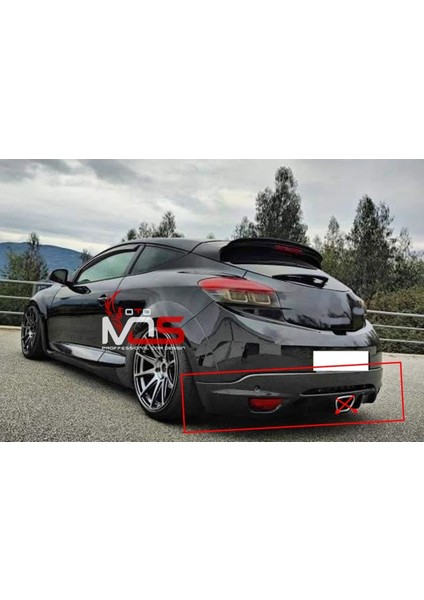 Renault Megane 3 Coupe Rs Arka Tampon Eki Fiberglass Boyasız