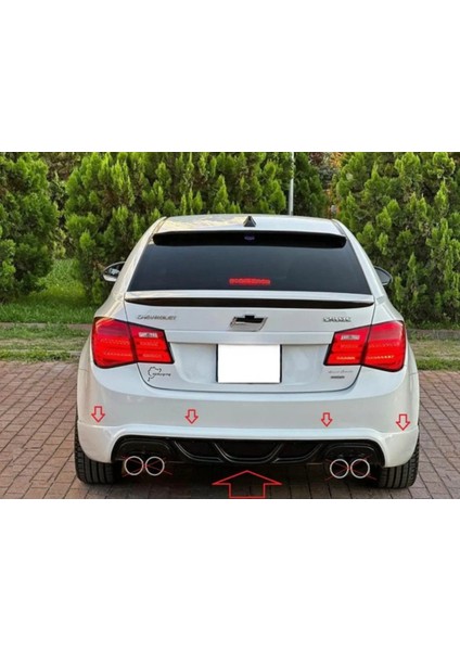 Chevrolet Cruze Sedan Arka Tampon Eki Fiberglass Boysaız
