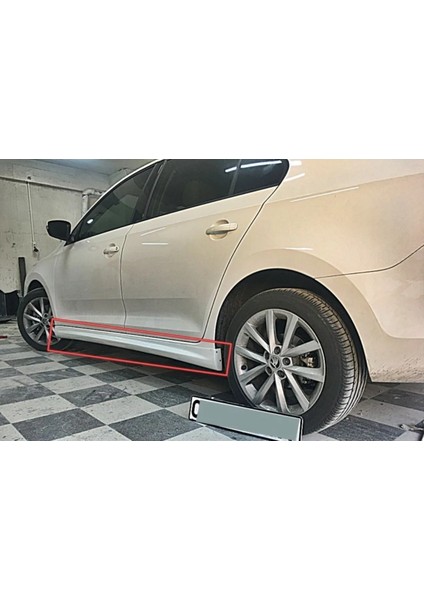 Skoda Rapid Marşpiyel Sağ Sol Takım Fiberglass Boyasız fiyatları