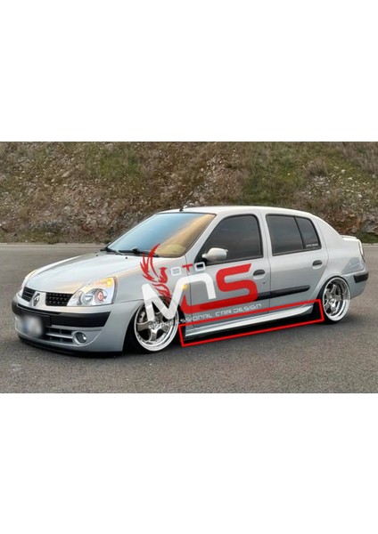Renault Clio 2 Sedan Aero Marşpiyel Sağ Sol Takım Fiberglass Boyasız