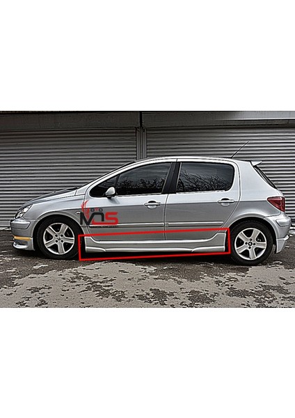 Peugeot 307 Marşpiyel Sağ Sol Takım Fiberglass Boyasız