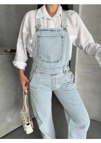 Pantolon Kar Yıkama Spet Mavi D2514