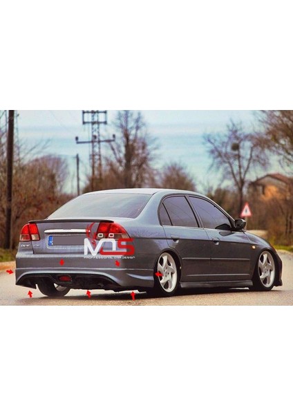 Honda Civic Vtec2 Custom Arka Tampon Eki Fiberglass Boyasız fırsatları
