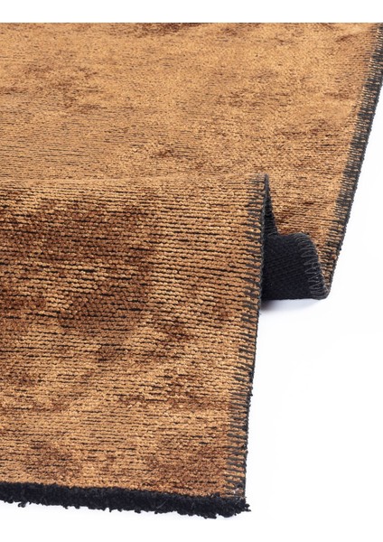 Hare Plus 8922 Kiremit - Pamuk Şönil Dokuma Halı | Modern Salon Halısı