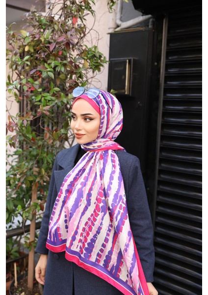 Ebru Soft Şal Fuşya