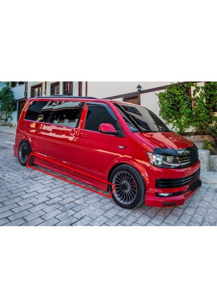 Volkswagen Transporter T6 Uzun Şase Marşpiyel Sağ Sol Takım Fiberglass Boyasız modelleri