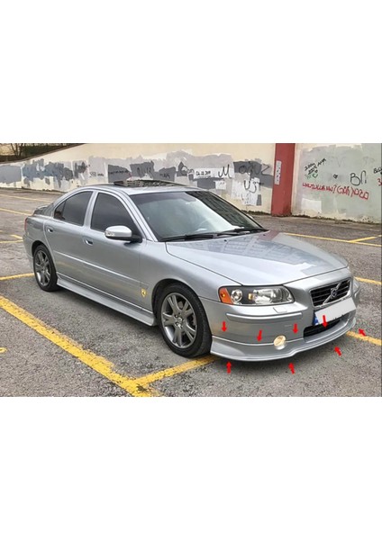 Volvo S60 Makyajlı Kasa Ön Tampon Eki Fiberglass Boyasız fırsatları