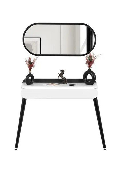 Flora Alize Siyah Dresuar / Aynalı Dresuar / Çekmeceli Dresuar /antre Dresuar / (90X32 Cm) indirimleri