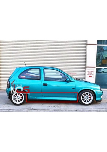 Opel Corsa B Gsi Marşpiyel Sağ Sol Takım Fiberglass Boyasız