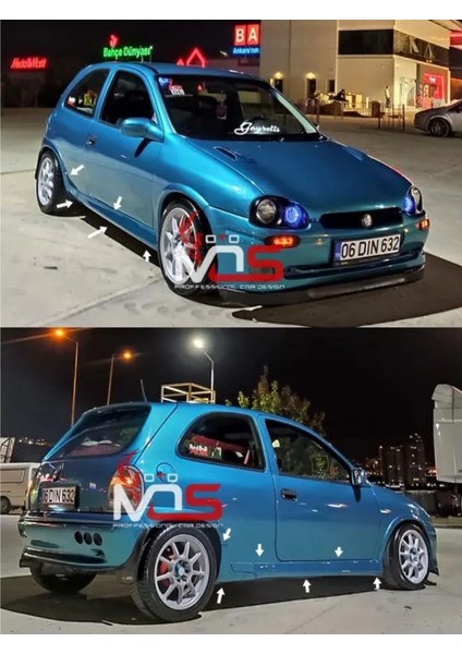 Opel Corsa B Gsi Marşpiyel Sağ Sol Takım Fiberglass Boyasız fiyatları