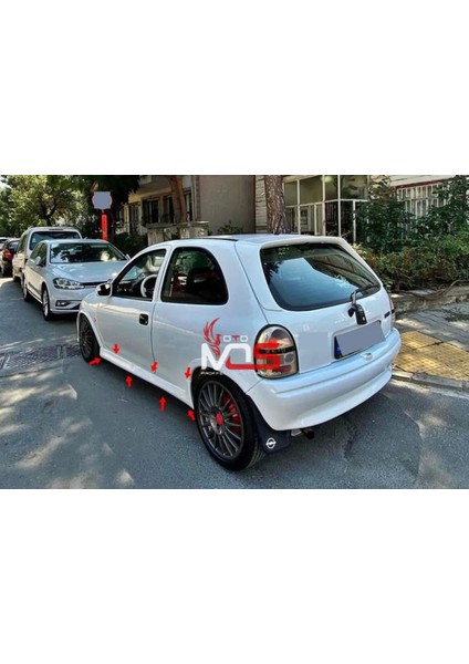 Opel Corsa B Gsi Marşpiyel Sağ Sol Takım Fiberglass Boyasız indirimleri