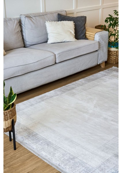 Caliente 4931 Gri - Viskon Dokuma Halı | Şık Modern Halı Modeli modelleri