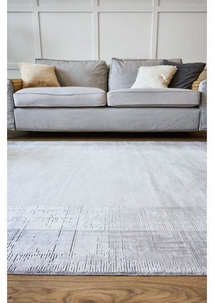 Caliente 4931 Gri - Viskon Dokuma Halı | Şık Modern Halı Modeli indirimleri